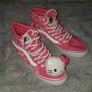 Pink Hello Kitty high top Vans